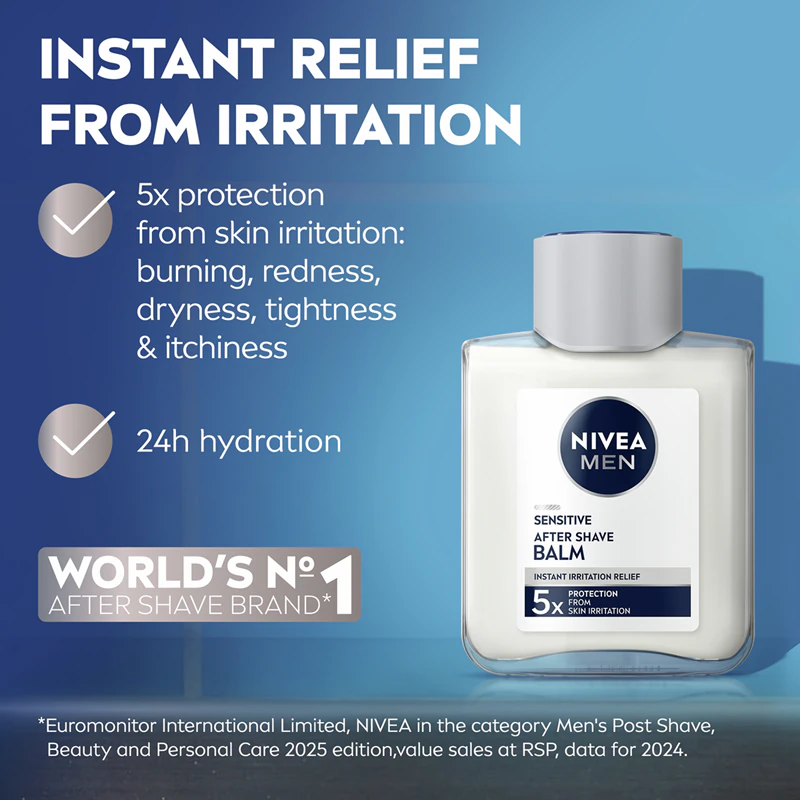 Bálsamo pós-barba NIVEA MEN Sensitive