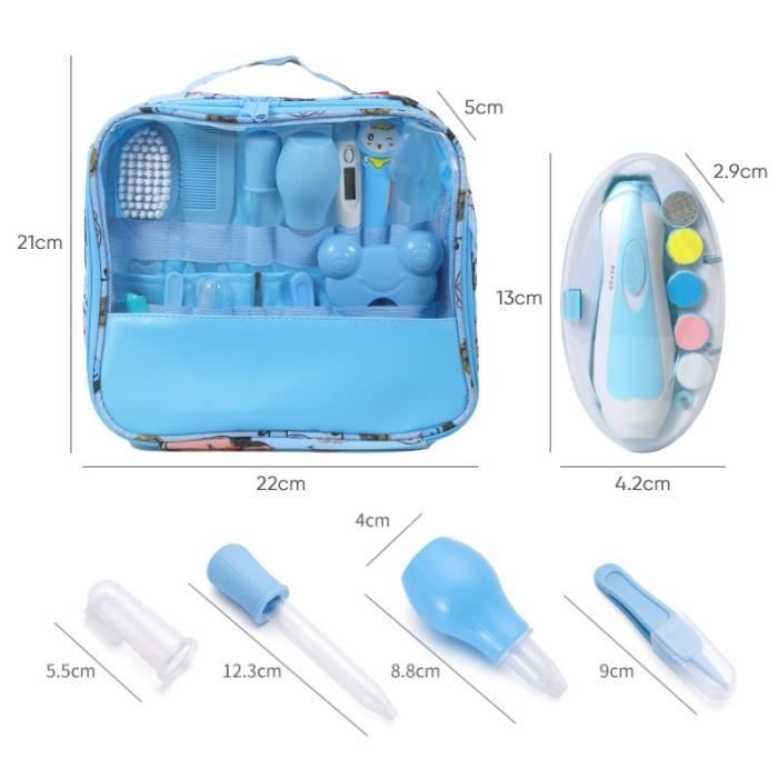Kit de cuidado para bebés Joulli - Artículos esenciales de higiene para bebés (niñas y niños) - Cuidado de la salud del bebé recién nacido, regalo para recién nacidos