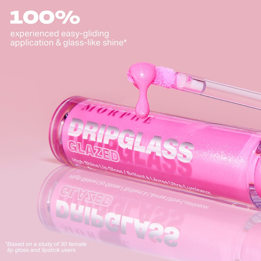 Morphe lūpų blizgis „Dripglass“ su glazūra – 3,8 g