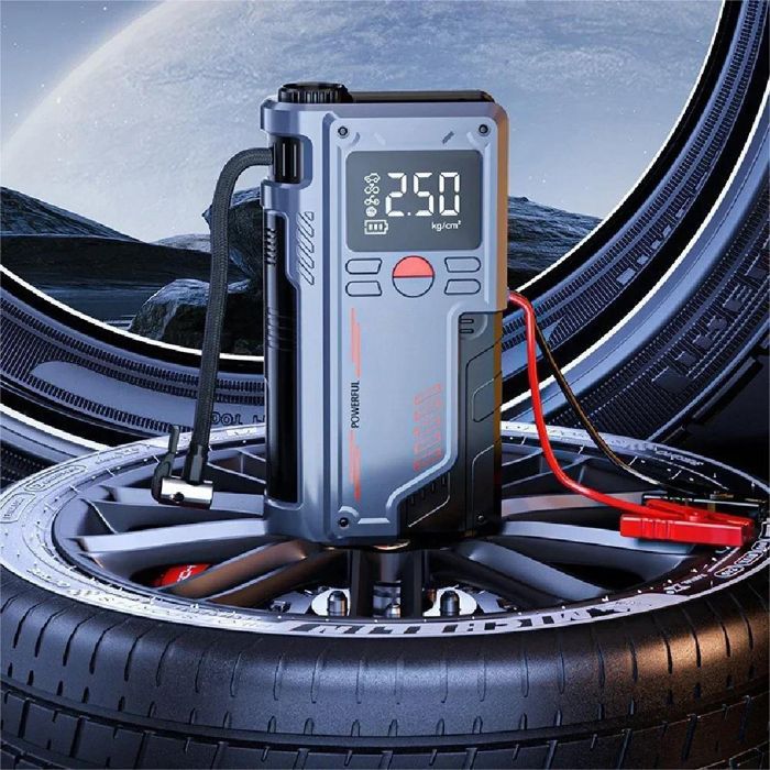 Arrancador de coche de 1000 A, cargador portátil de 20000 mAh, potente arrancador de batería para coche, luz LED.
