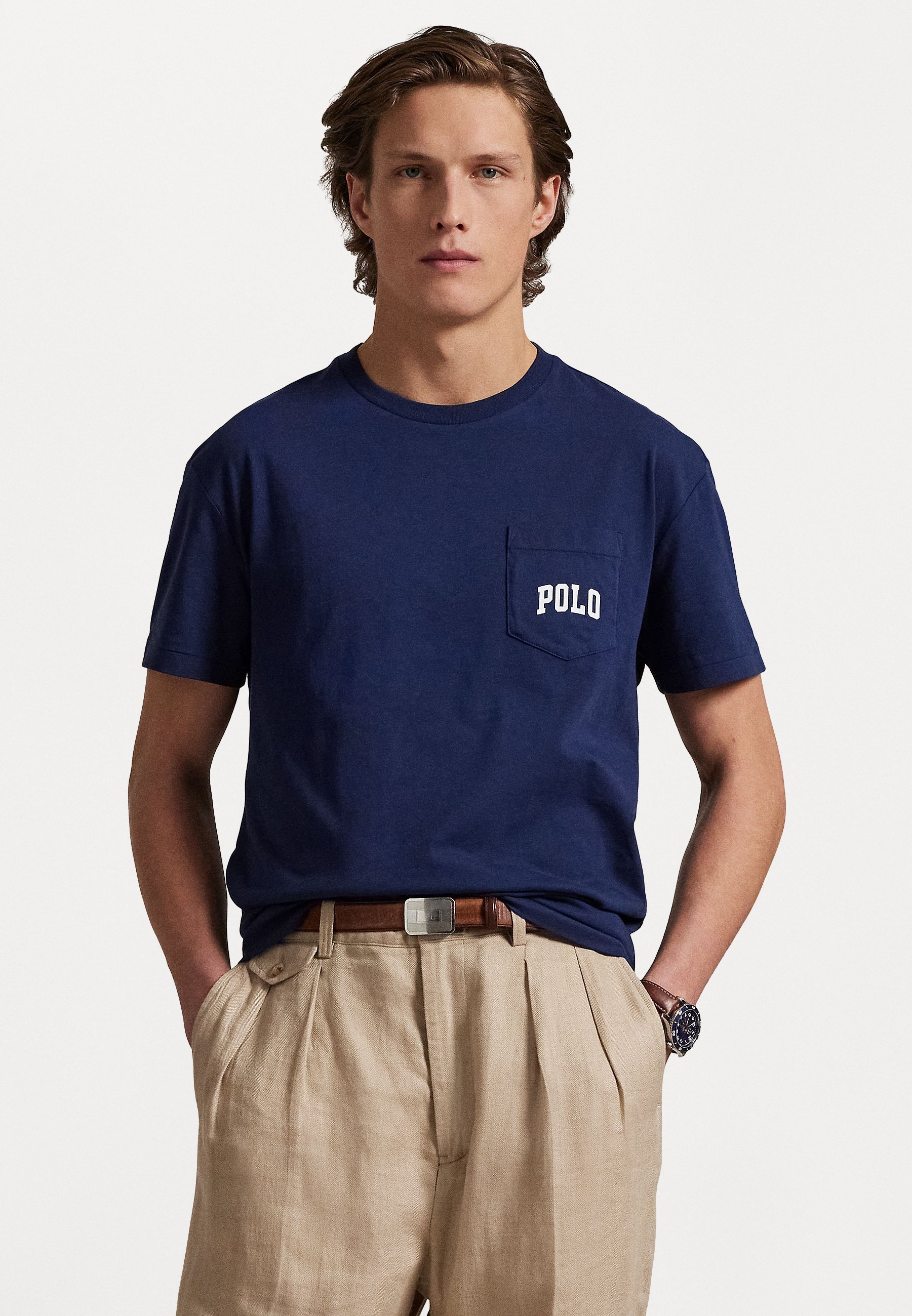 Polo Ralph Lauren SHORT SLEEVE - Tricou simplu - newport navy