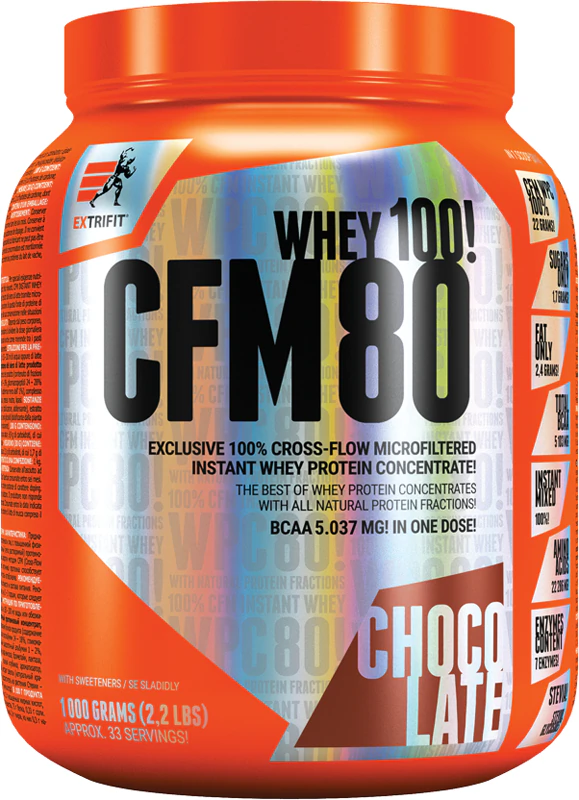 Extrafit CFM Instant Whey 80 voedingssupplement wei-eiwitpoeder