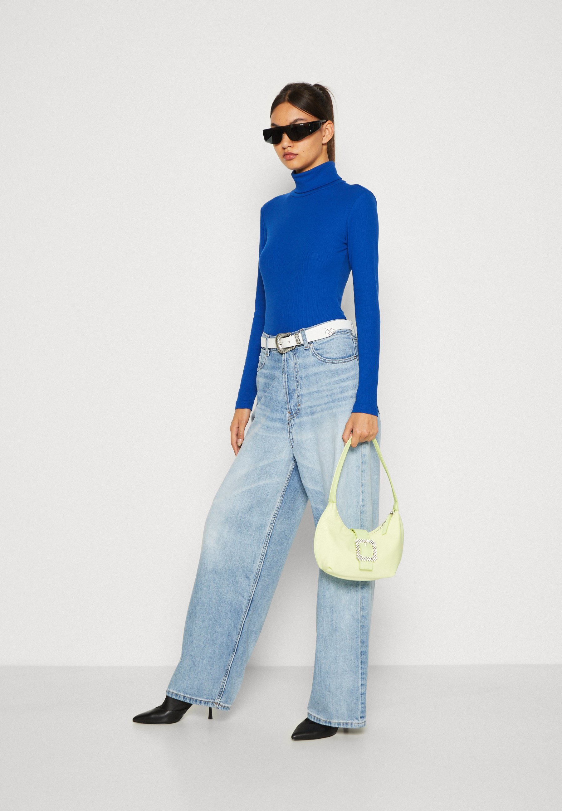 Blusa de manga comprida Even&Odd - azul