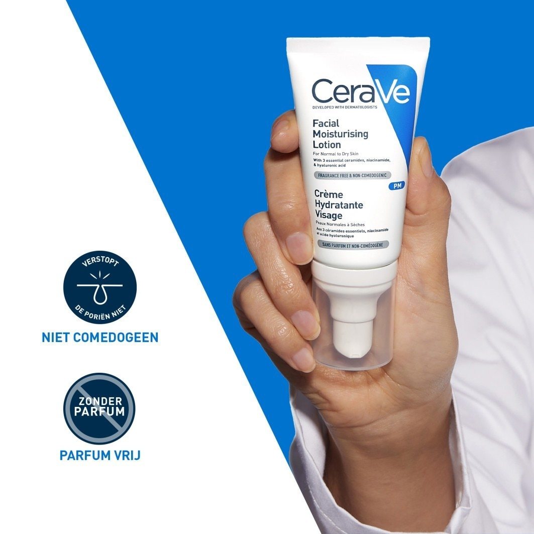 CeraVe vlažilni losjon za obraz – 52 ml
