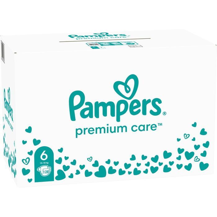 PAMPERS Premium Care Vel. 6 (128 unidades)