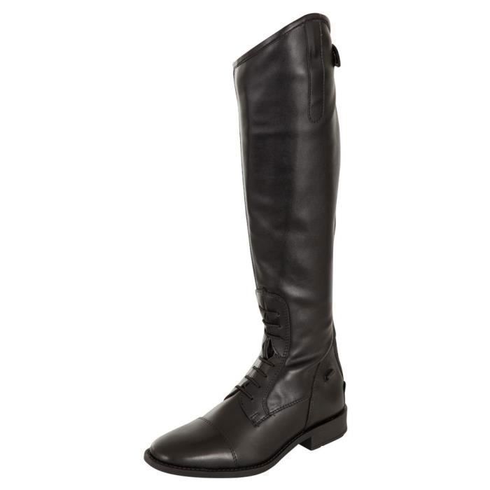 Chico Premiere Faux Leather Riding Boots - Black - Size 37