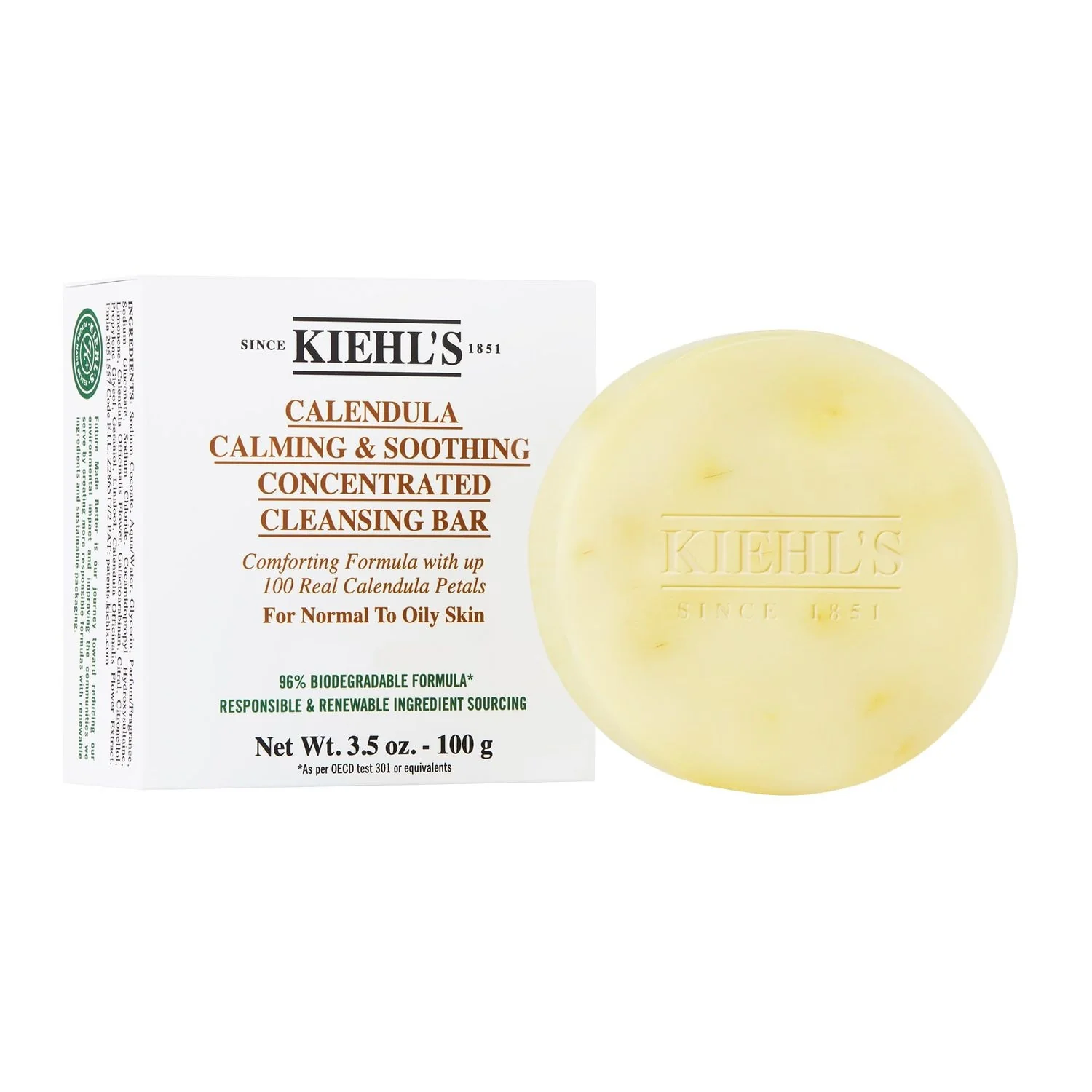 Detergenti / Esfolianti Calendula Calming & Soothing Concentrated Cleansing Bar - Sapone detergente viso