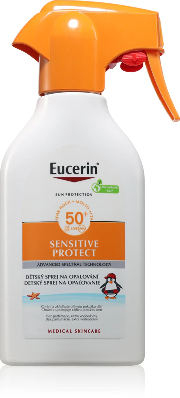 Protetor solar infantil em spray Eucerin Sensitive Protect FPS 50+