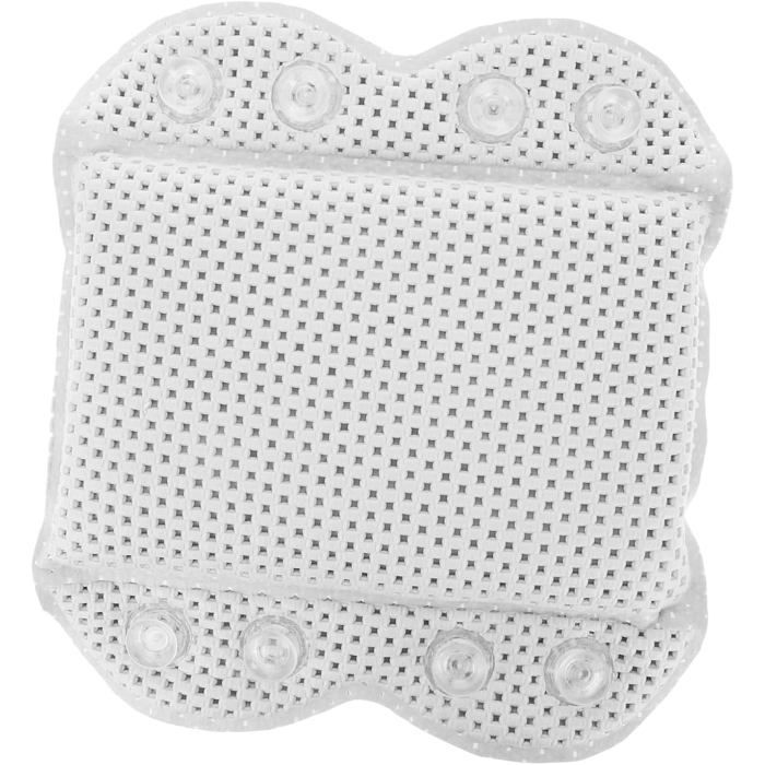 Coussin De Bain avec Oreiller Ergonomique pour Soutien Confortable pour Cou Tête Accessoire pour Spa Et Hôtels Facile à Installer