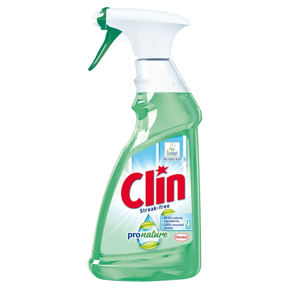 Clin Pro Nature Płyn do mycia Powierzchni Szklanych