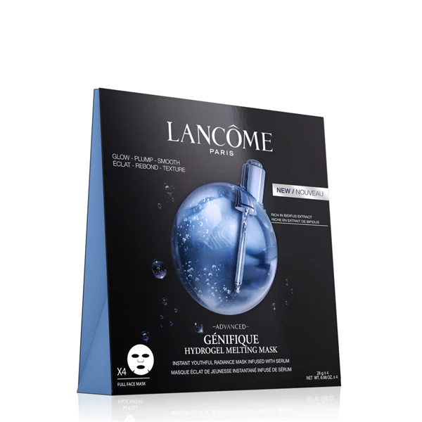 Génifique Advanced Hydrogel Melting Mask - Maschera Anti-età viso, Maschera Illuminante viso