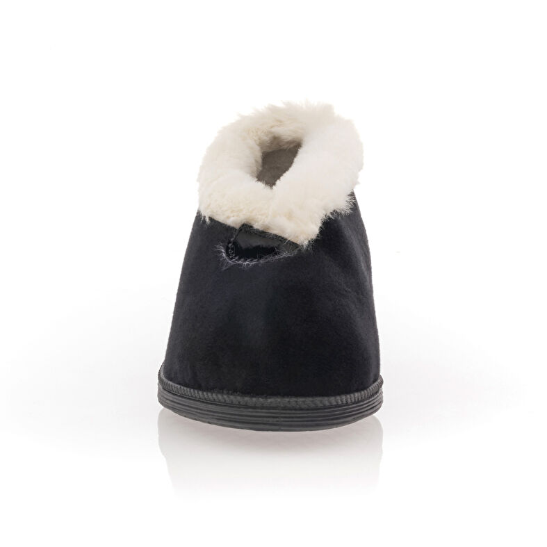Pantuflas negras para mujer
