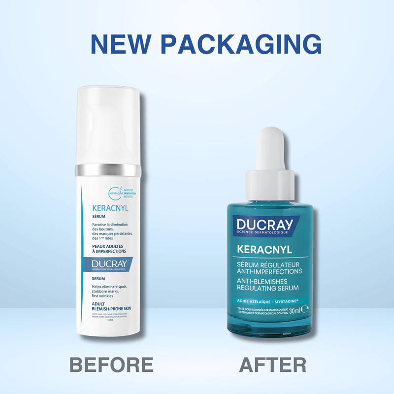 Sérum cremoso Ducray Keracnyl para pele com imperfeições