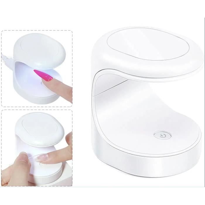 Lampe à Ongles LED-UV Rechargeable - YTY - 3 Perles de Lumière - 16W - 60s/120s