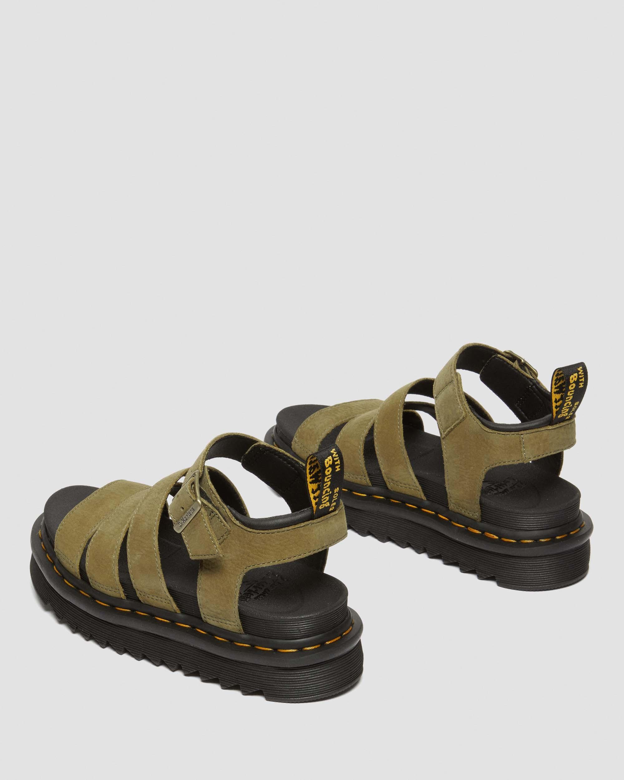 Blaire Tumbled Nubuck Leder Sandalen