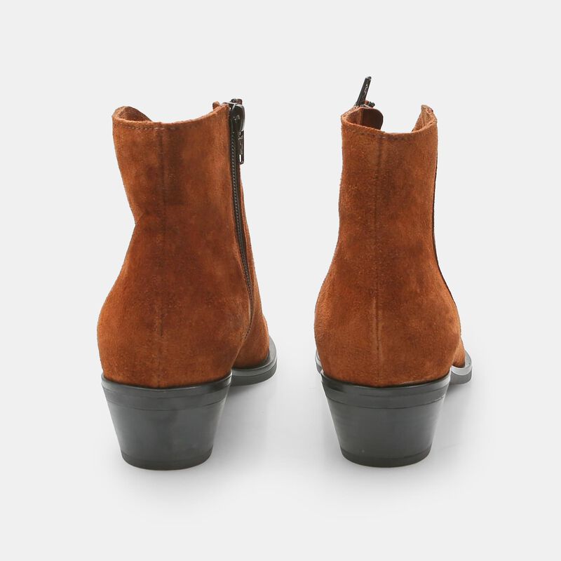 BATA damskie zamszowe botki Texan