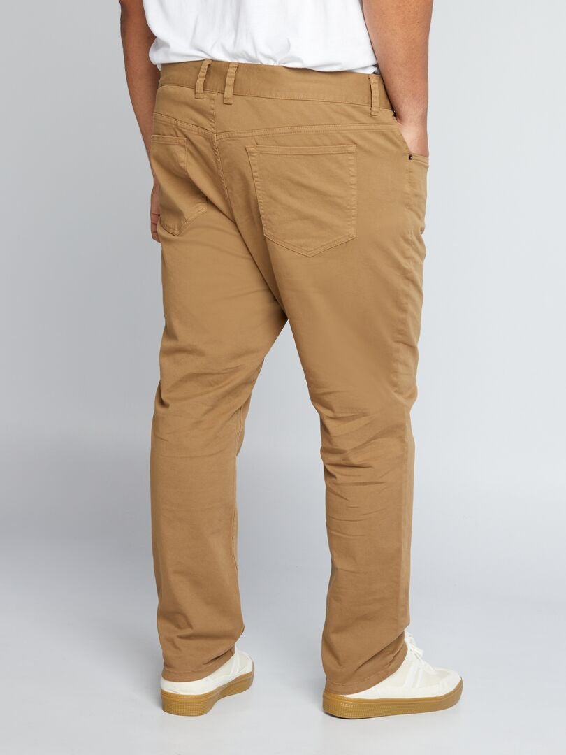 Calças Slim Fit L32 - MARROM