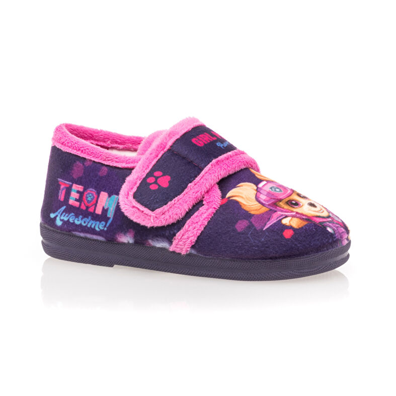 Pantuflas moradas para niña