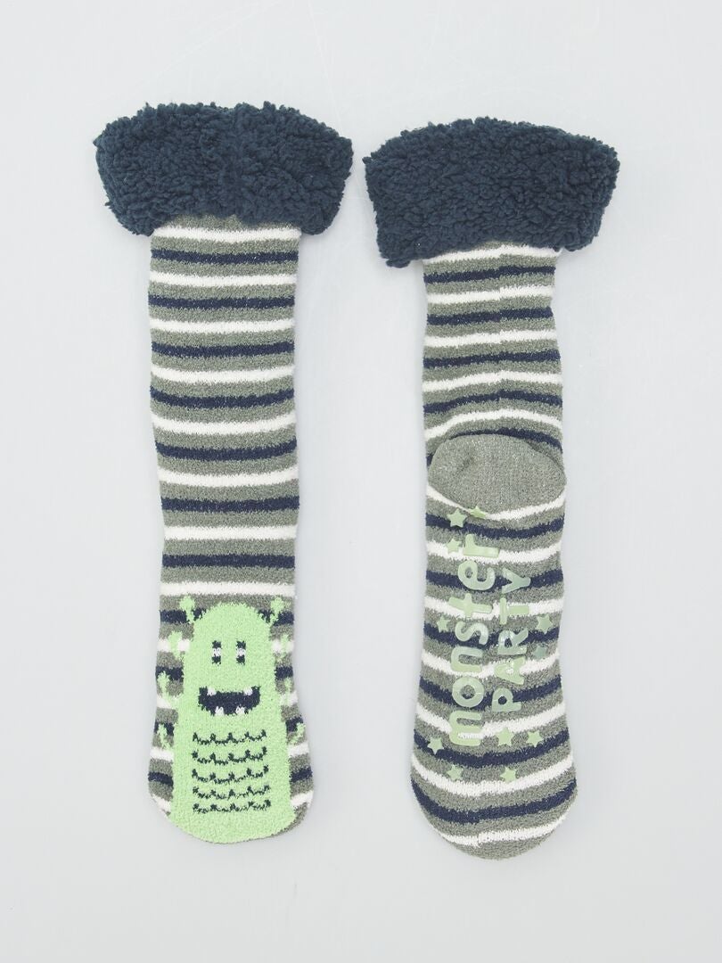 Pantufas de Meia - VERDES
