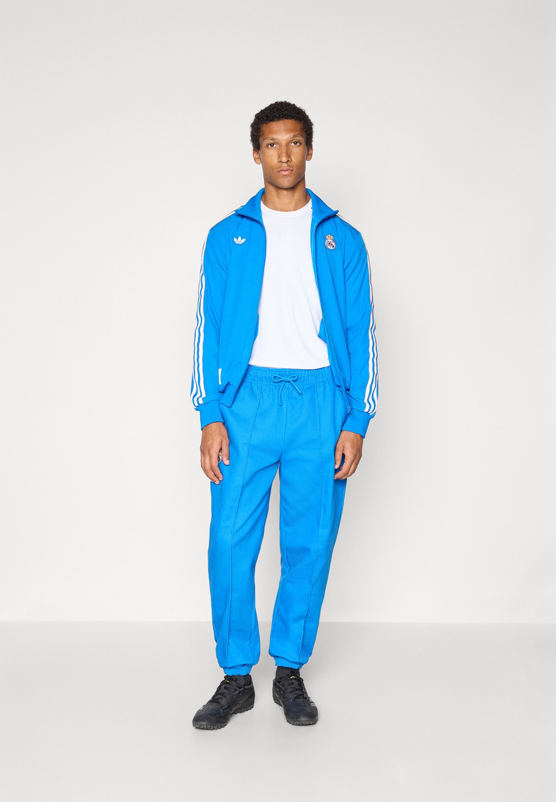 Pantalon de survêtement adidas Originals REAL MADRID ICON - Tenue de club - bleu/blanc