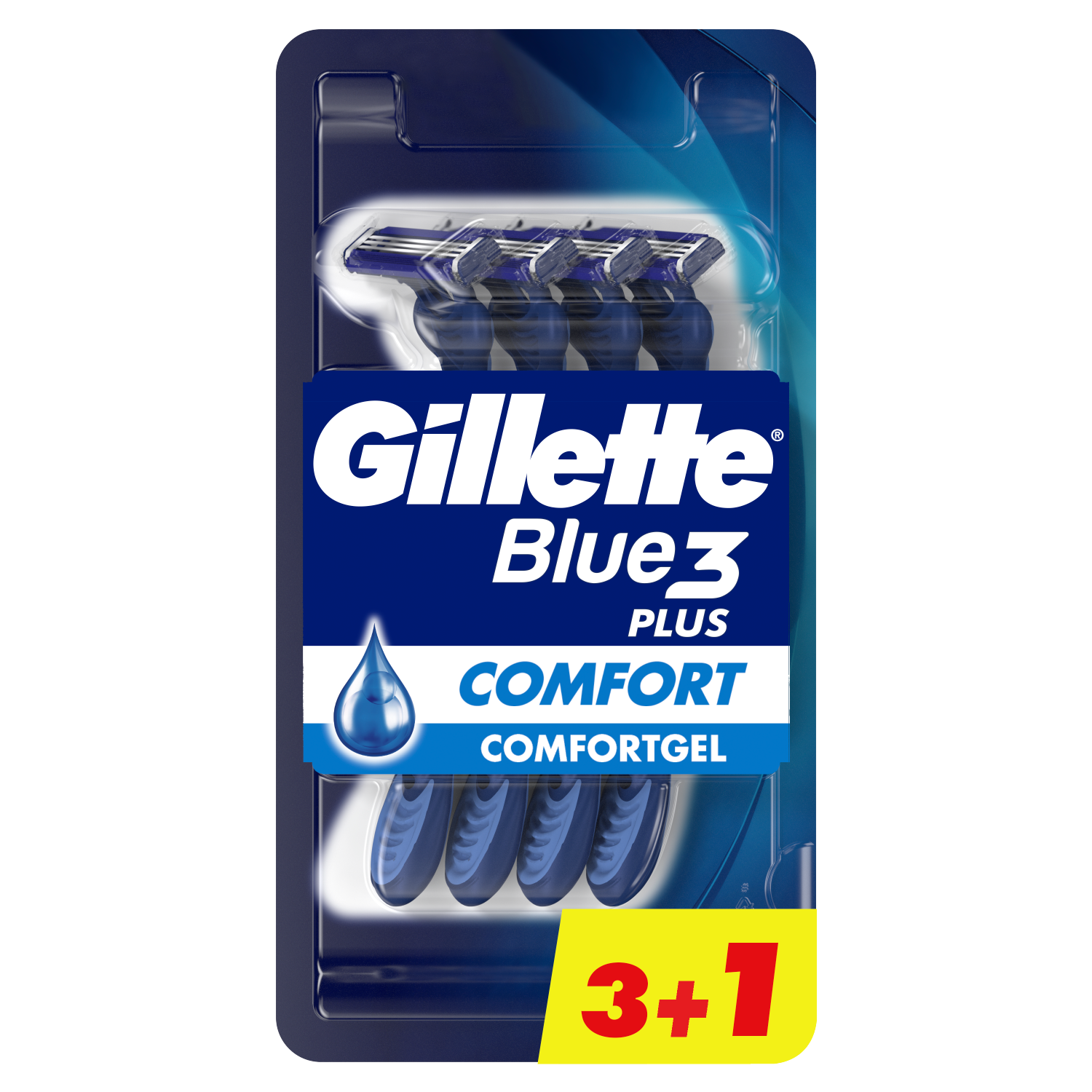 Gillette Blue 3 Plus Comfort -terät
