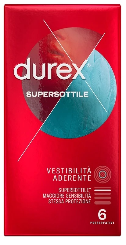 Kondomy DUREX Durex Supersottile Close Fit 6 ks