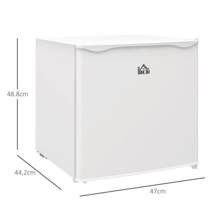 Mini congélateur Température Réglable de -14 à -24°C Compact 35L - étagère Amovible - Porte réversible Classe E Blanc