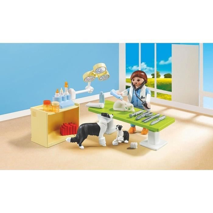 PLAYMOBIL 5653 Dierenartsenpraktijk, Stadsleven, Dierenverzorging, Creatief Rollenspel, 39 Onderdelen, Leeftijd 4+