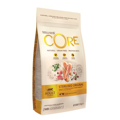 Wellness Core Steriliserad Original Torrfoder för Katter
