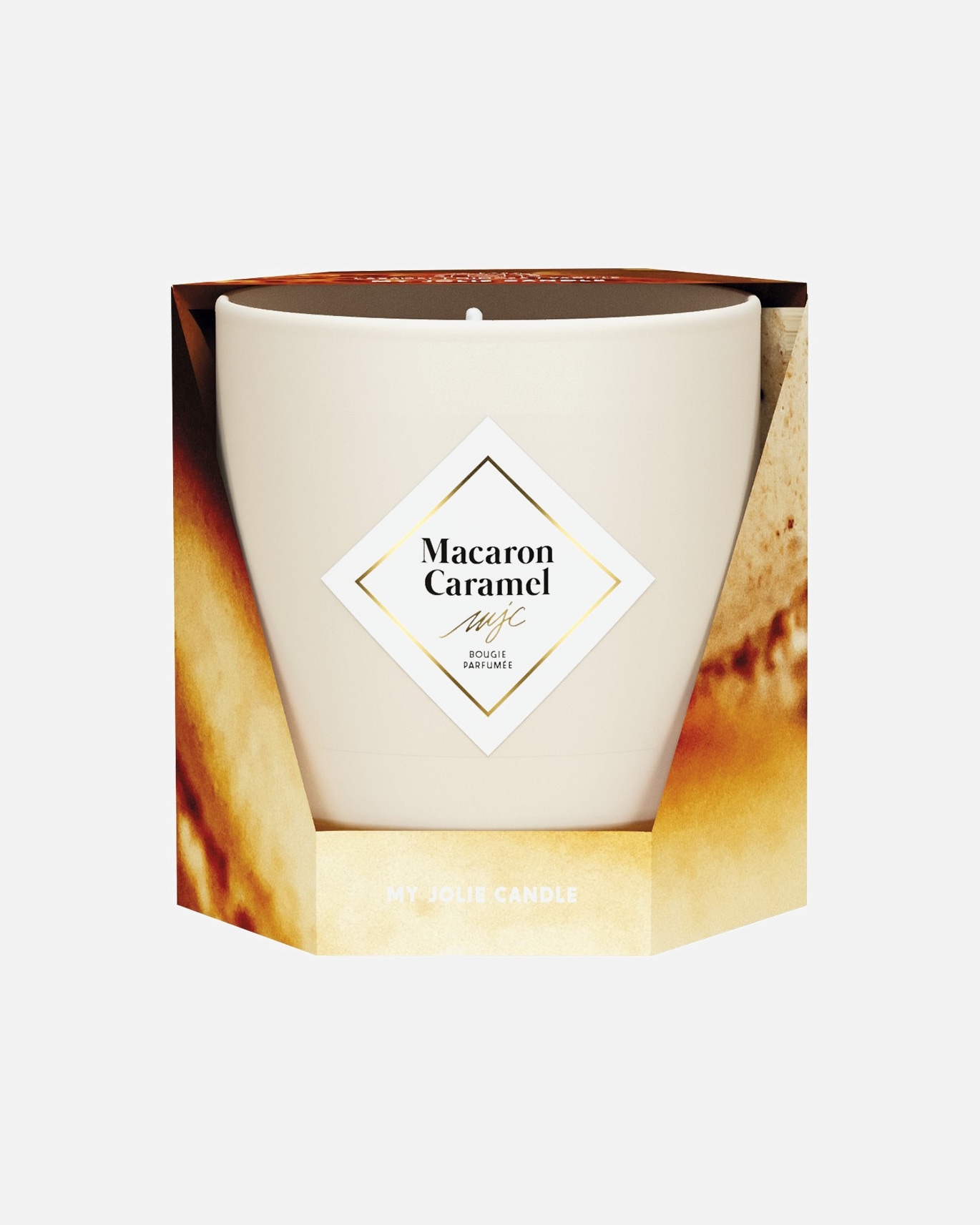 MY JOLIE CANDLE Bougie macaron caramel