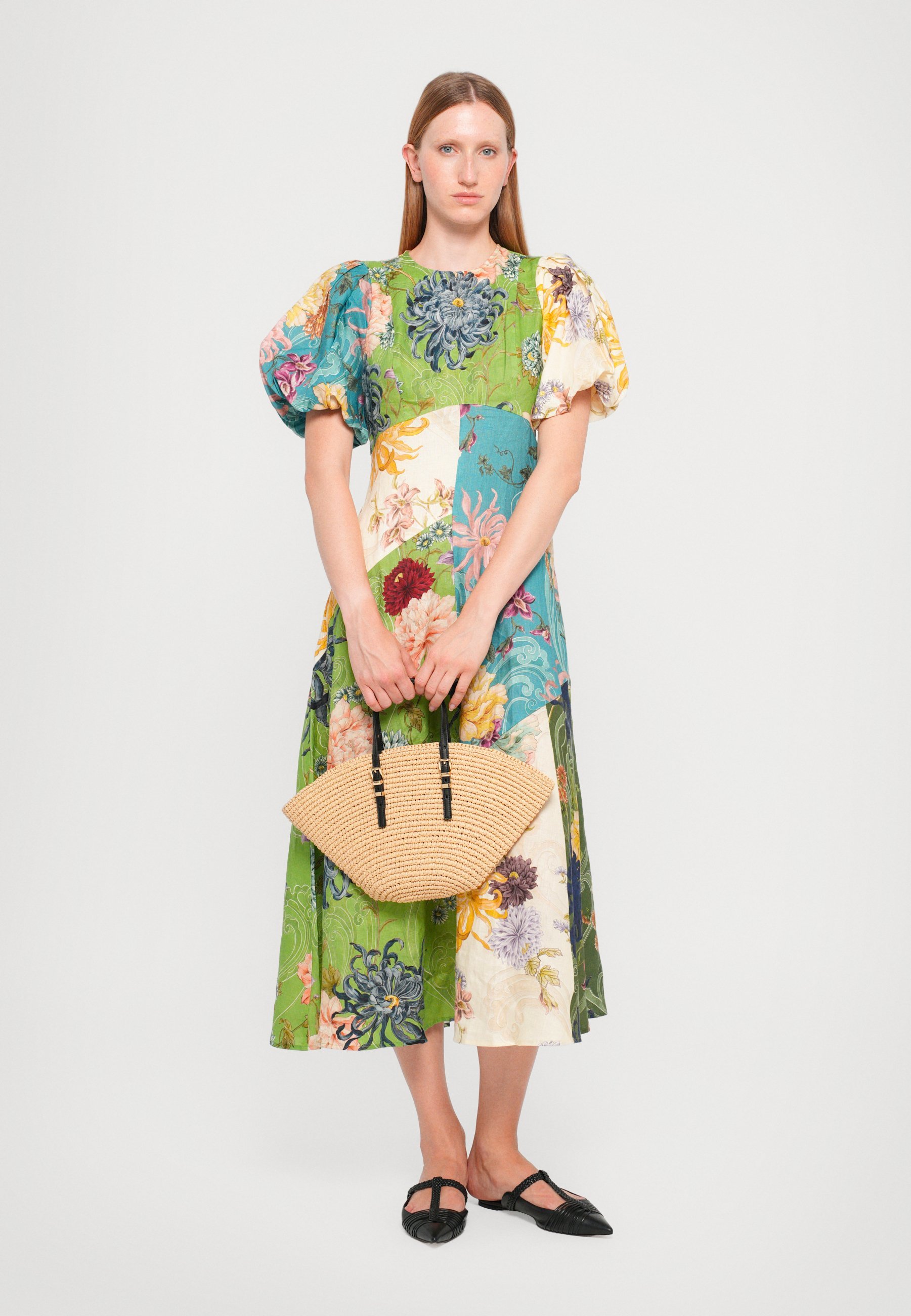 Alemais AVERY SPLICED MIDI DRESS - Vapaa-ajan mekko - multicoloured