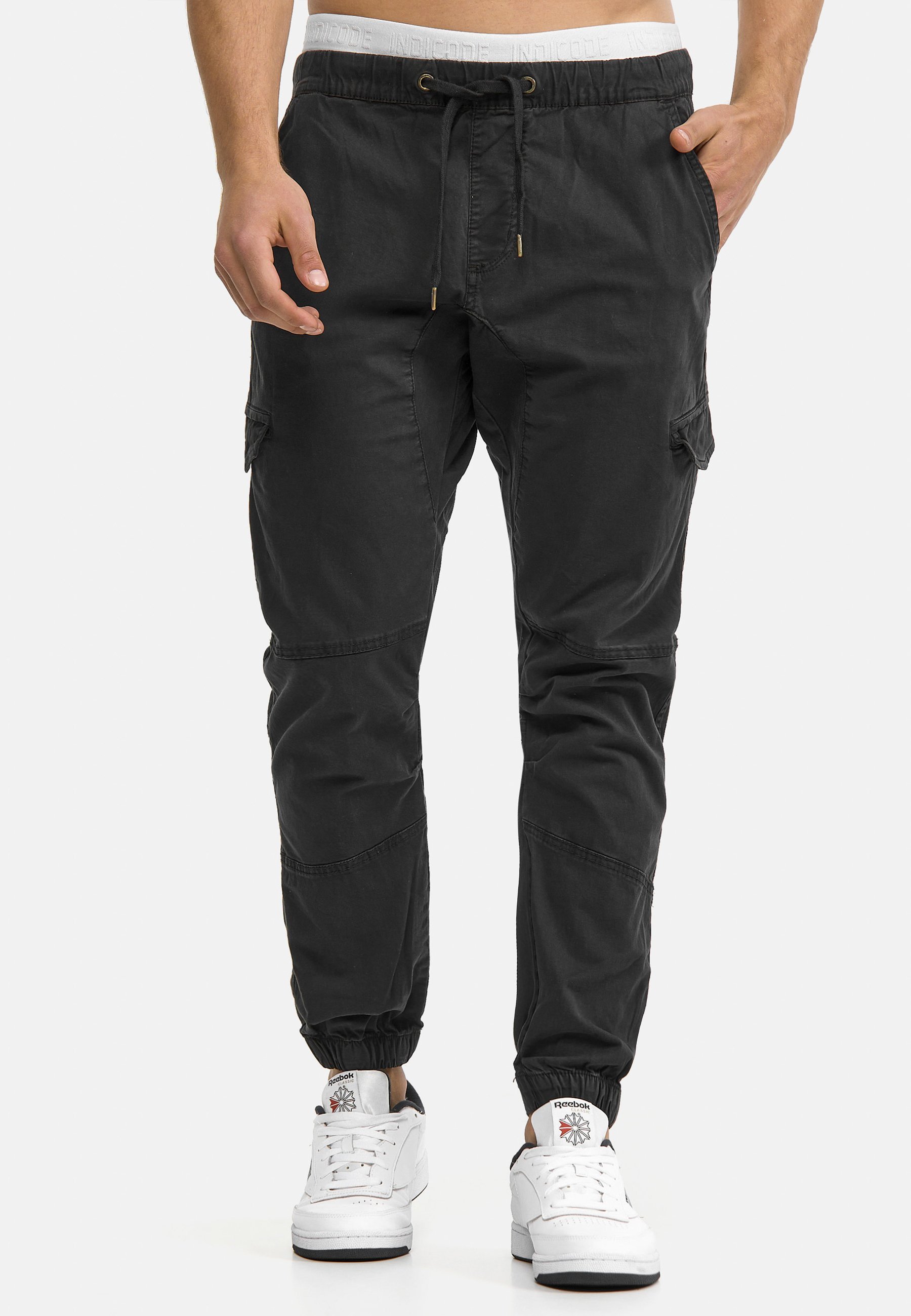INDICODE JEANS LEVI - Cargobroek - zwart