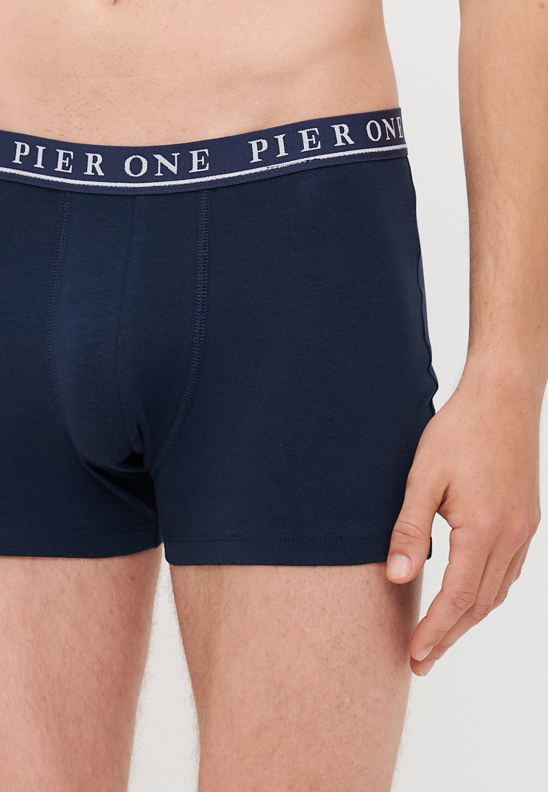 Pier One 7 PACK - Bokserki - ciemnoniebieskie