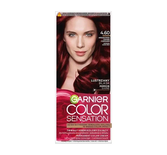 Garnier Color Sensation trwała farba do włosów 4.60 Ciemna Czerwień