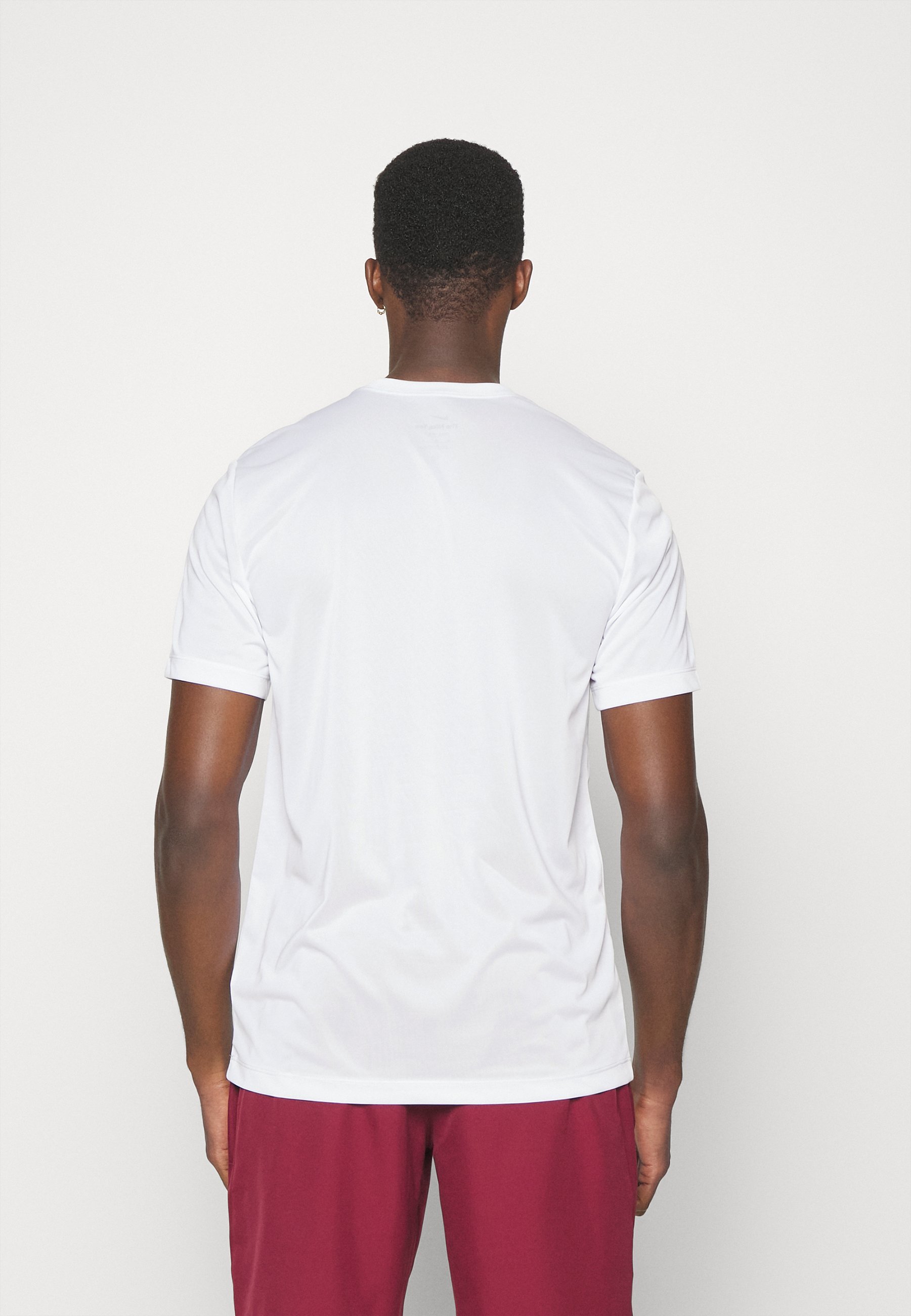 Nike Performance TEE RESET - Sport T-shirt - wit/zwart
