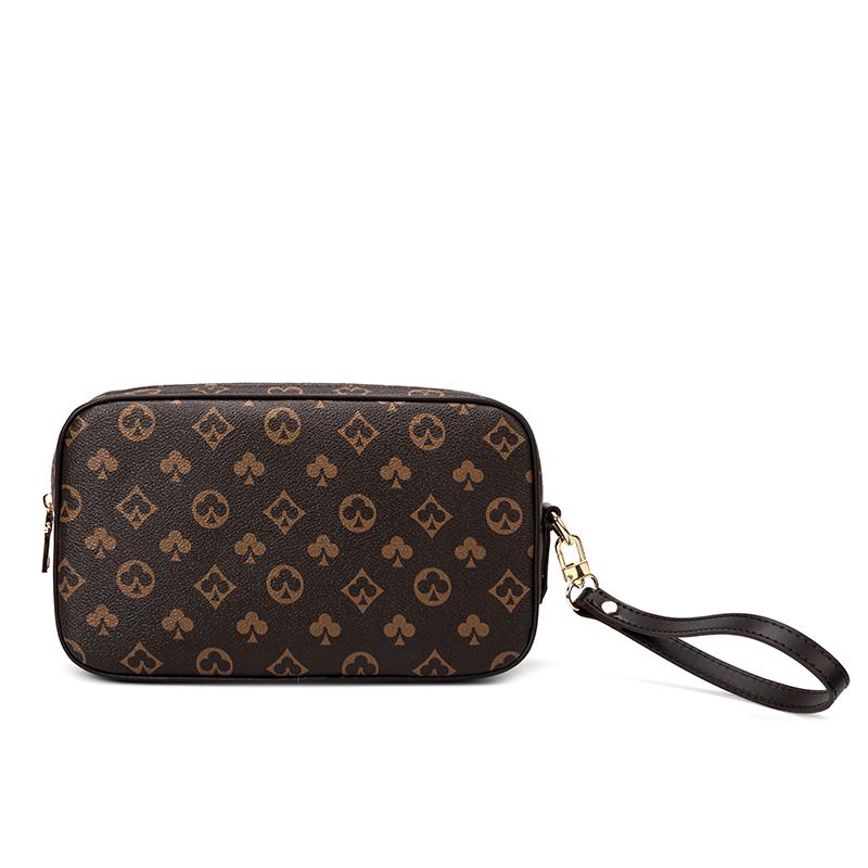 Sac à main unisexe décontracté de luxe pour femme, imprimé imprimé, style européen et américain, à carreaux rétro.