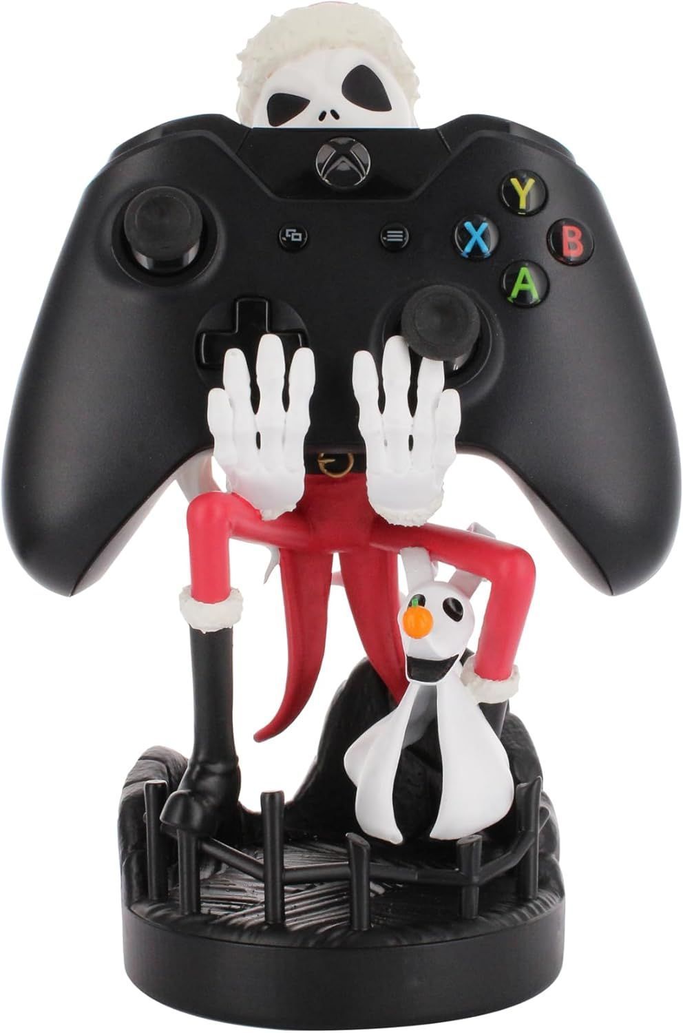 Figurine Disney Jack Skellington Noël  - EXQUISITE GAMING - Cable Guys - Support écouteurs, smartphone ou petit accessoire - 20 cm