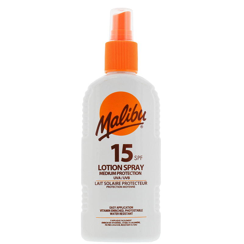Aurinkovoide 200 ml SPF15 Malibu