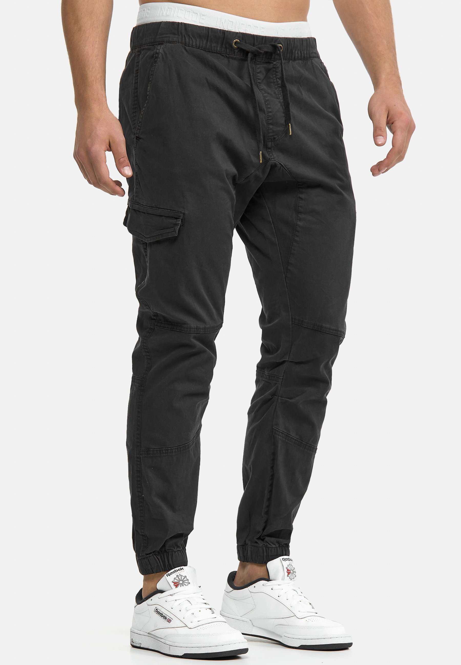 INDICODE JEANS LEVI - Cargobroek - zwart