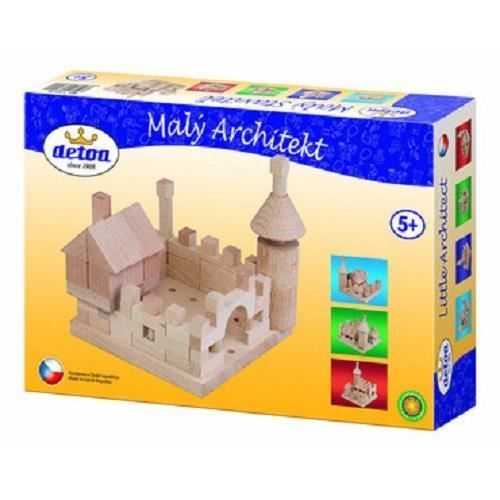 Baukasten – Detoa – 121 Teile – Holz – Ab 3 Jahren – Braun