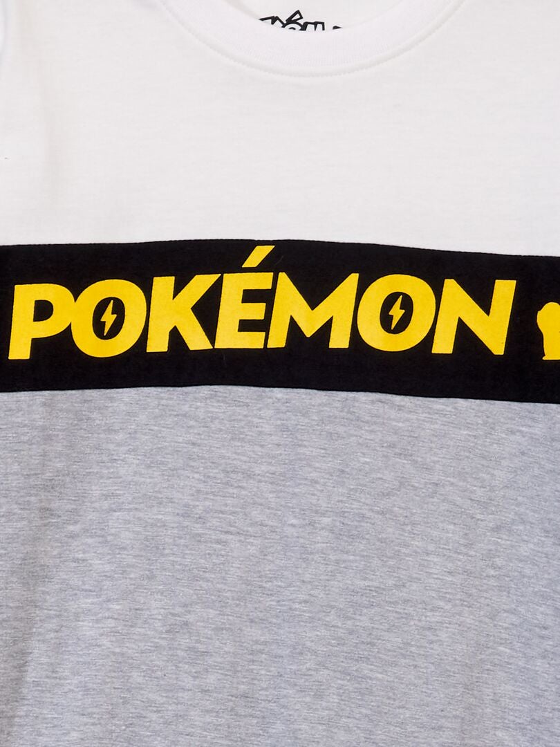Lange pyjama - 'Pokémon'-print - 2-delig - grijs