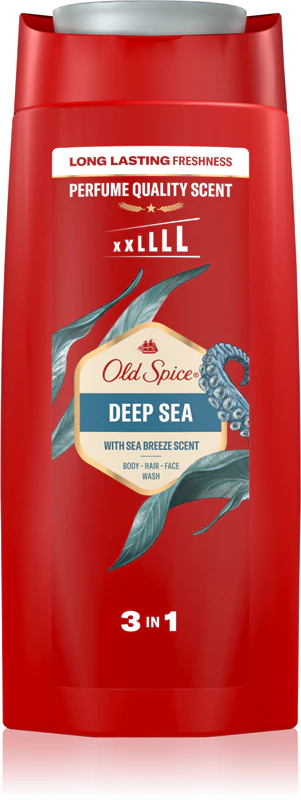 Gel de banho Old Spice Deep Sea para homens
