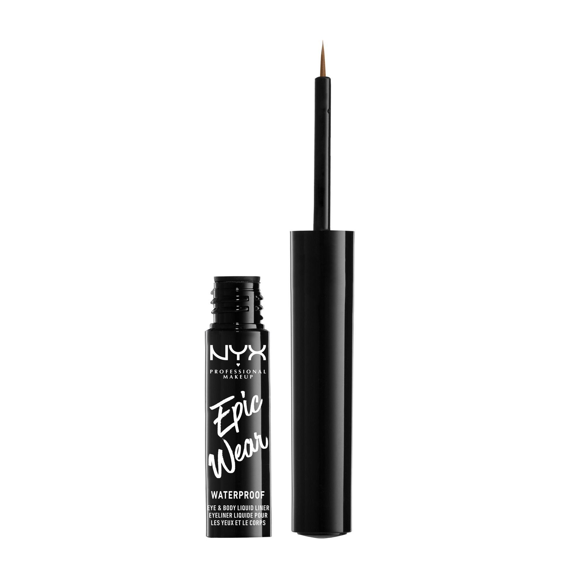 Epic Wear metalik tečni ajlajner smeđe metalne boje - NYX Professional Makeup