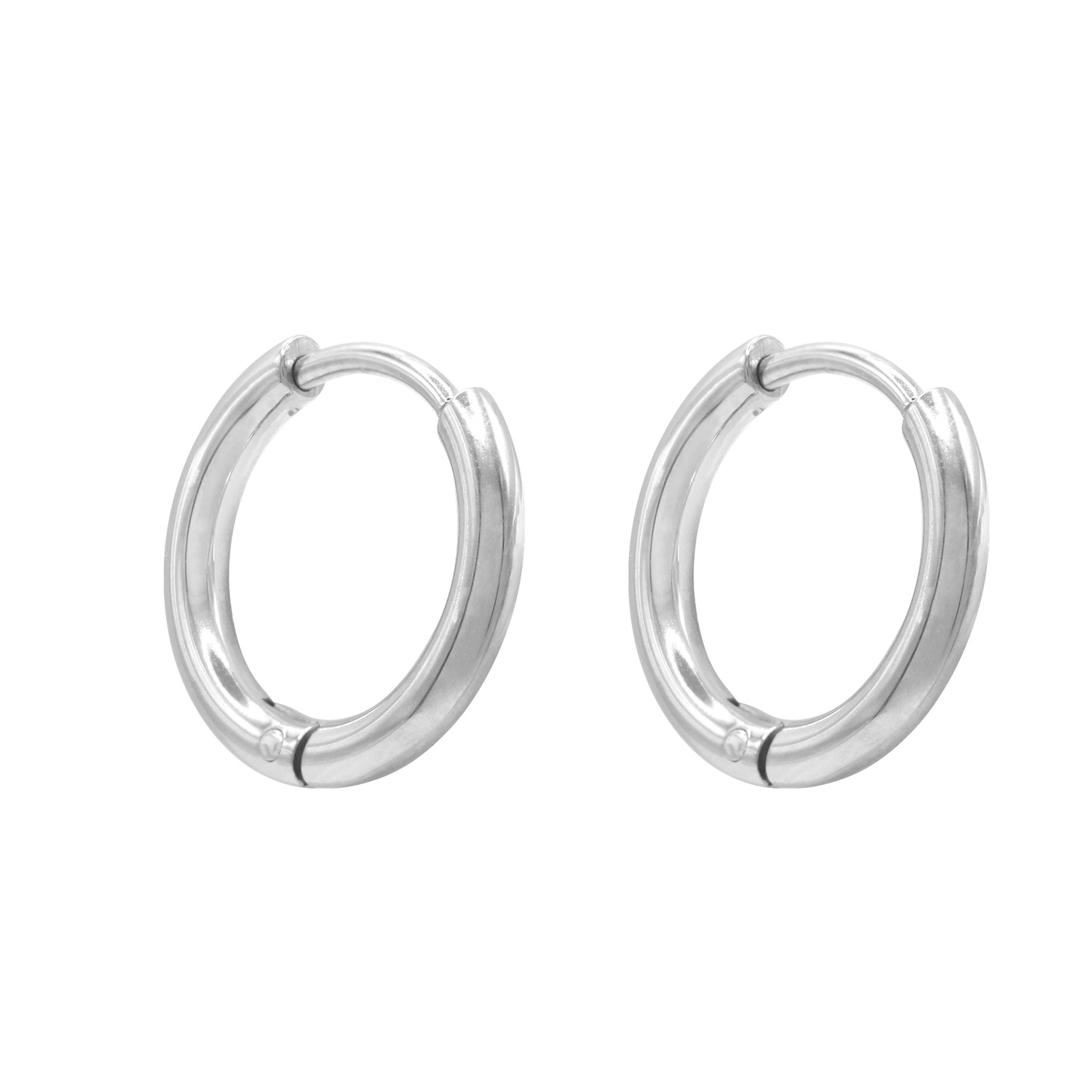 Heideman Boucles d'oreille Tabea couleur argentée polie