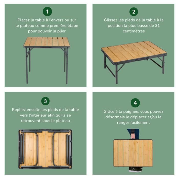 Camp Active Folding Camping Table
