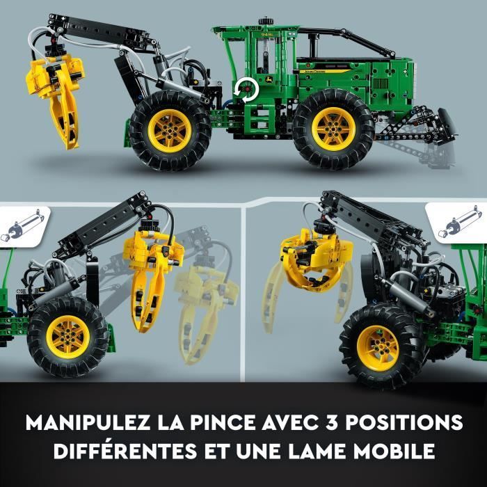 LEGO® Technic 42157 John Deere 948L-II Skidder, bouwvoertuigmodel met functies