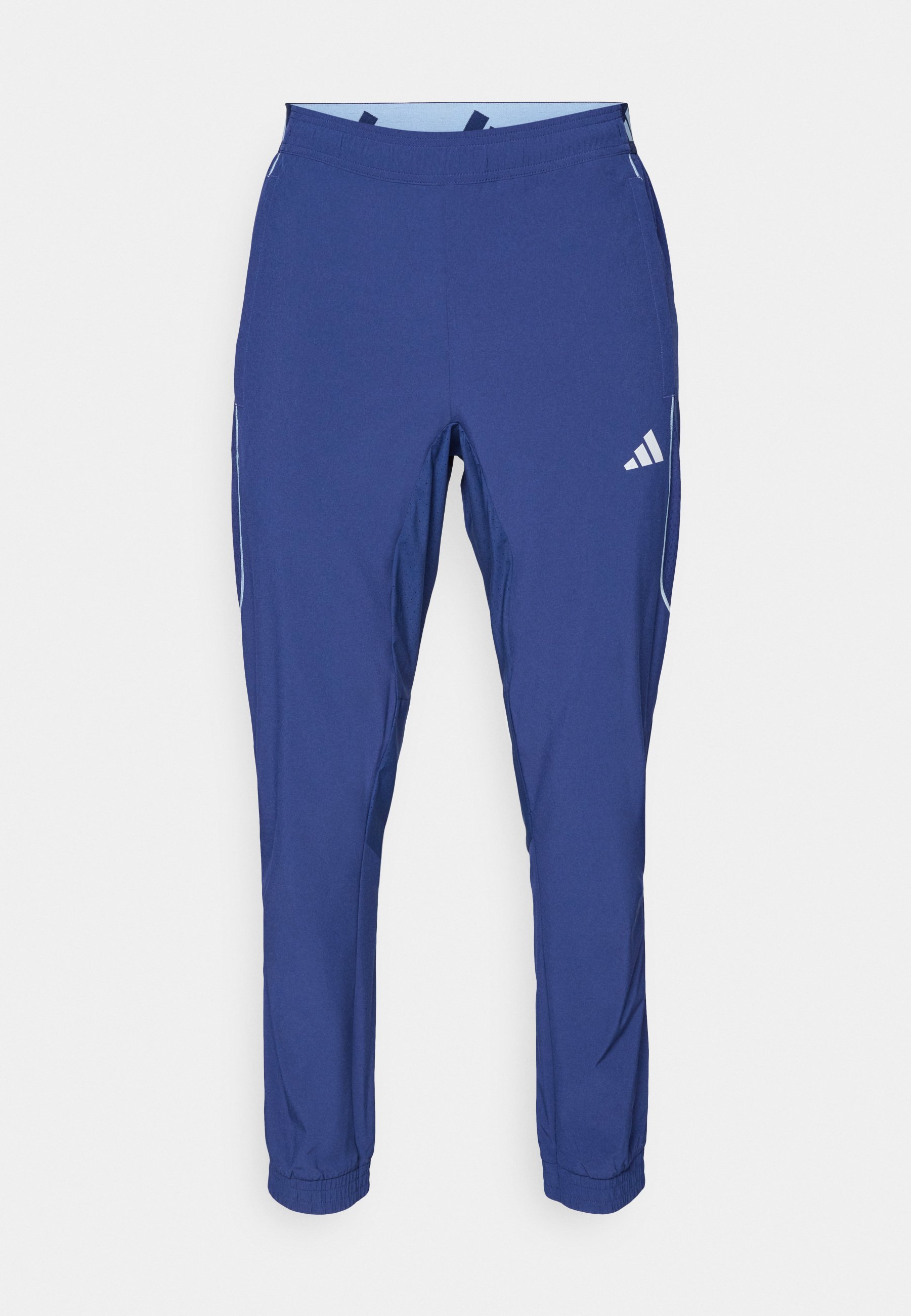 adidas Performance TECH APP - Pantaloni de trening - albastru închis/albastru strălucitor