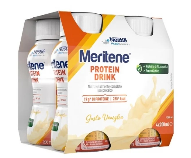 MERITENE Meritene Bebida de Vainilla X4 Alto en Calorías