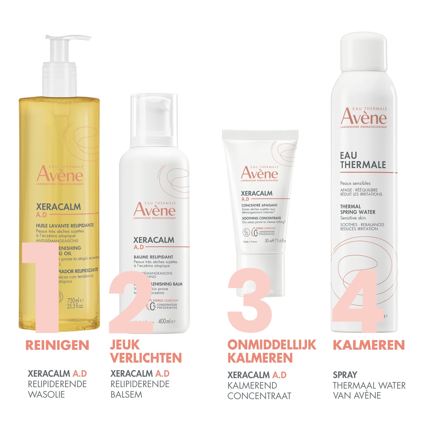 Avène Duschöl XeraCalm AD ulje za čišćenje lica koje obnavlja lipide - 400 ml