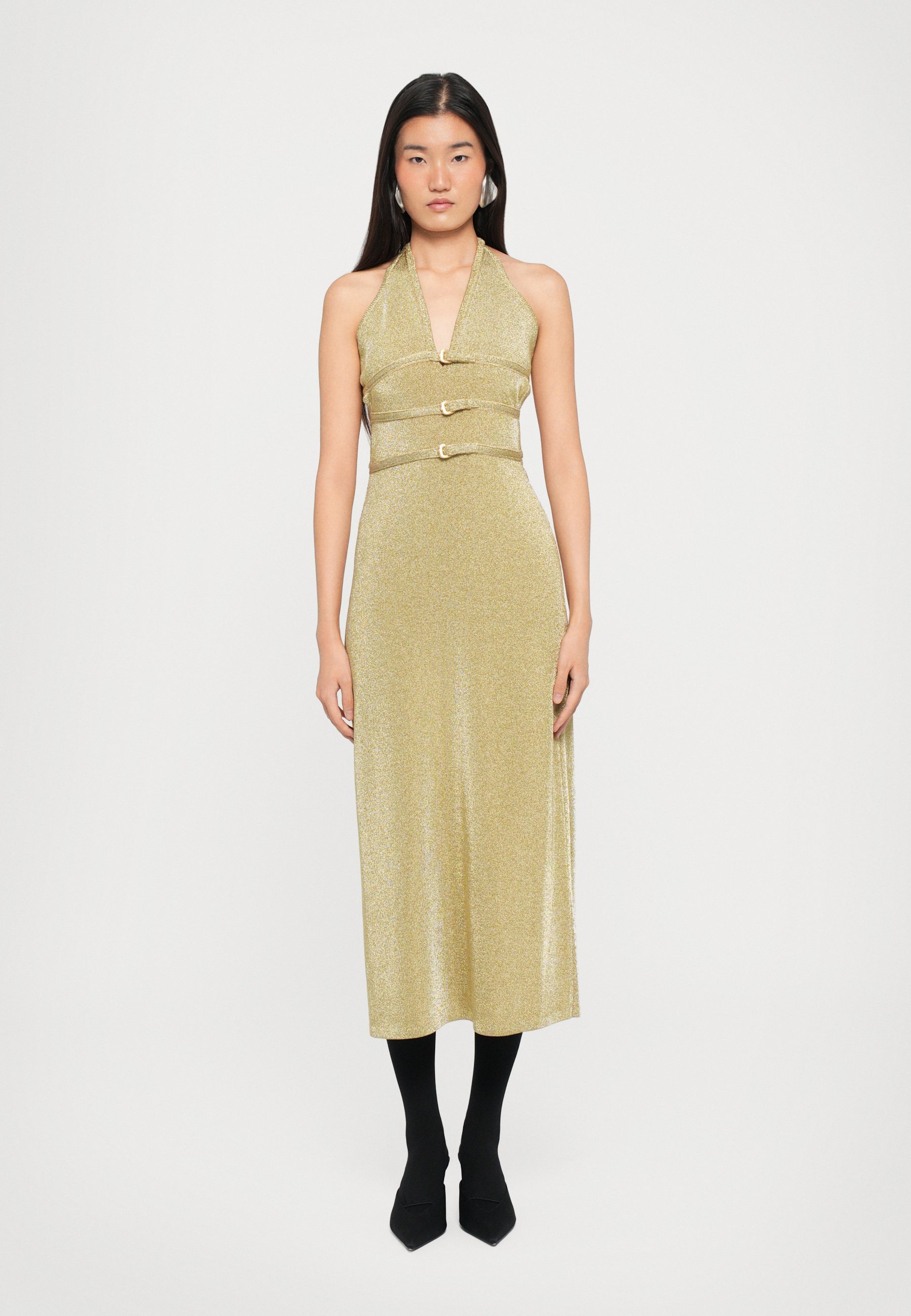 Cult Gaia EVALEIGH DRESS - Koktejlové šaty / šaty na párty - gold